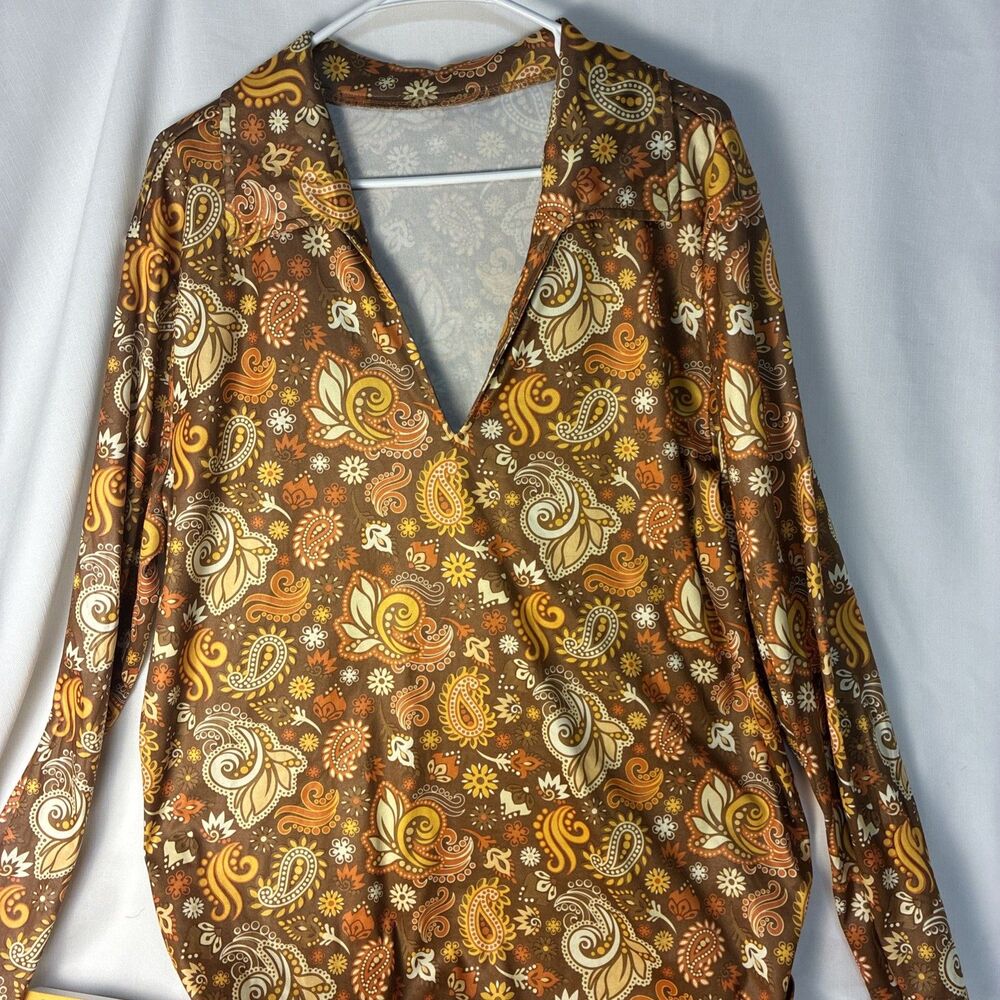 hippie tops for women large 70s Halloween costume